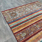 206 x 158 cm | Afghan Khorjin Rug