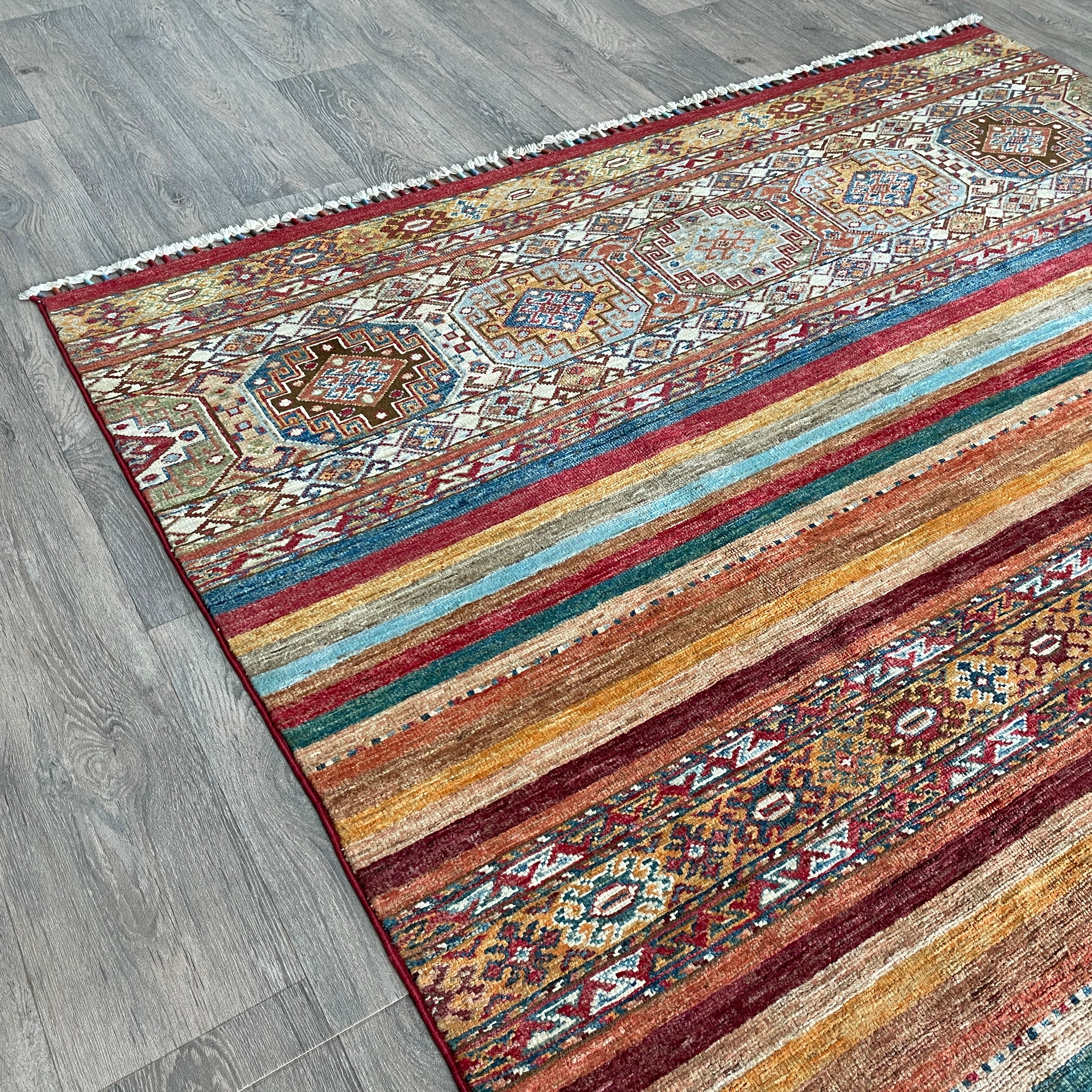 206 x 158 cm | Afghan Khorjin Rug