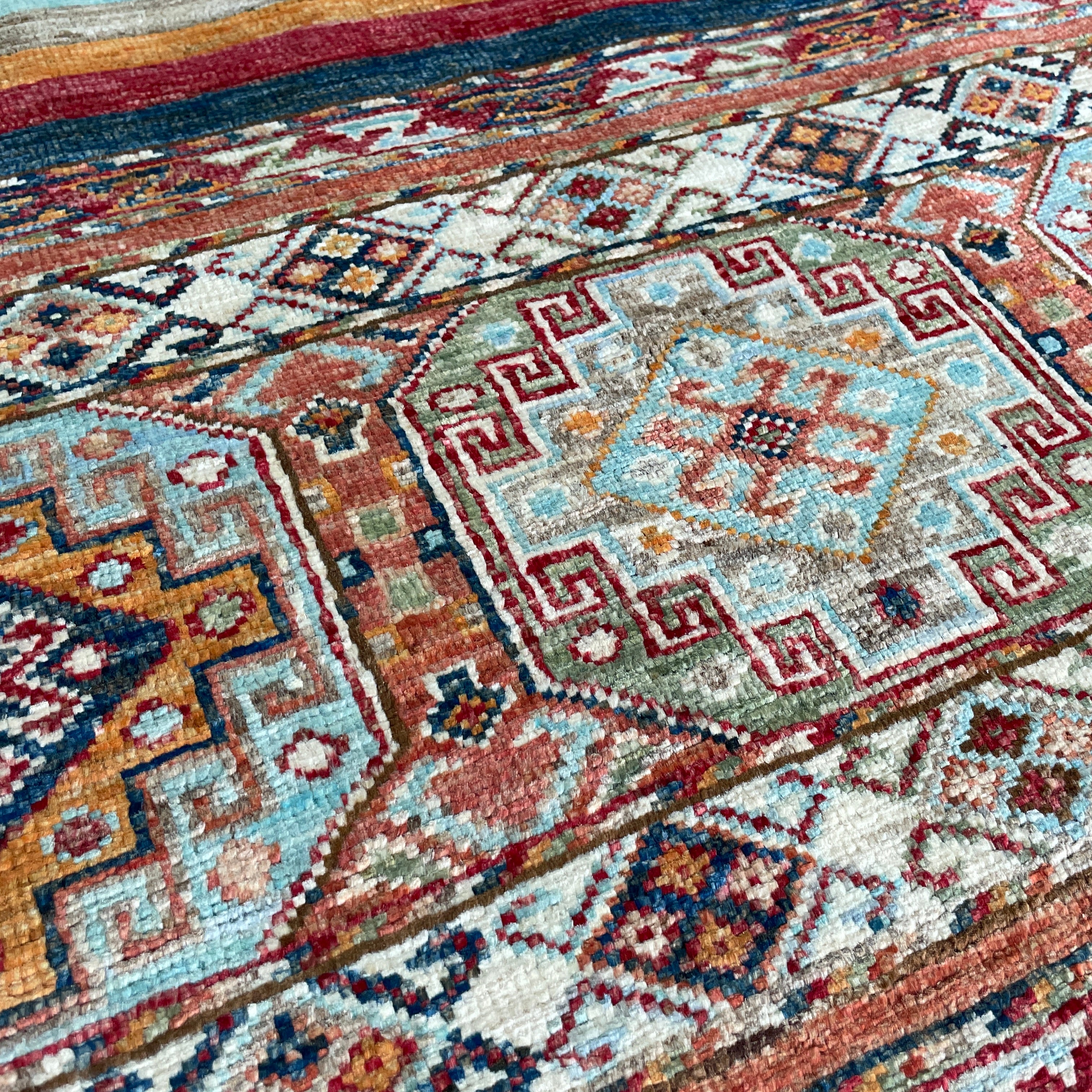 206 x 158 cm | Afghan Khorjin Rug