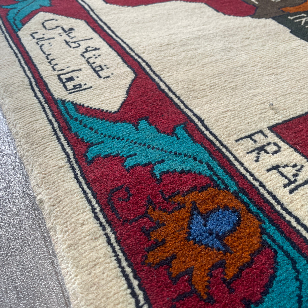 Afghan Map Rug