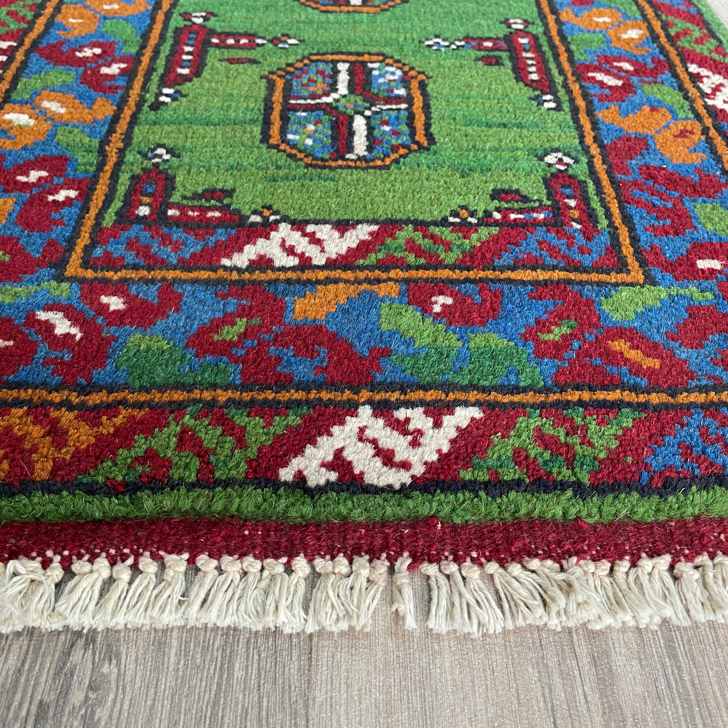 76 x 51 cm | Afghan Aqcha Door Mat