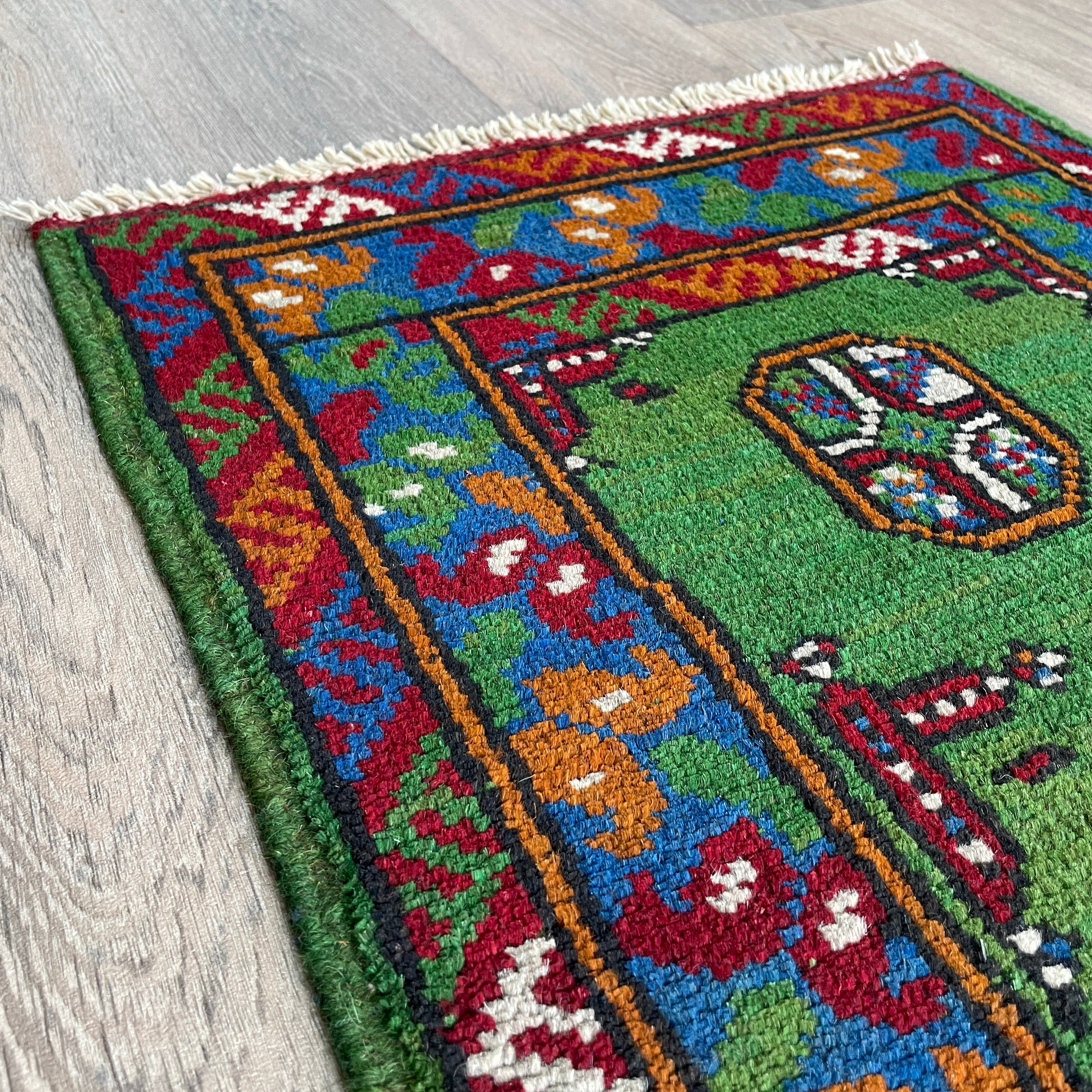 76 x 51 cm | Afghan Aqcha Door Mat