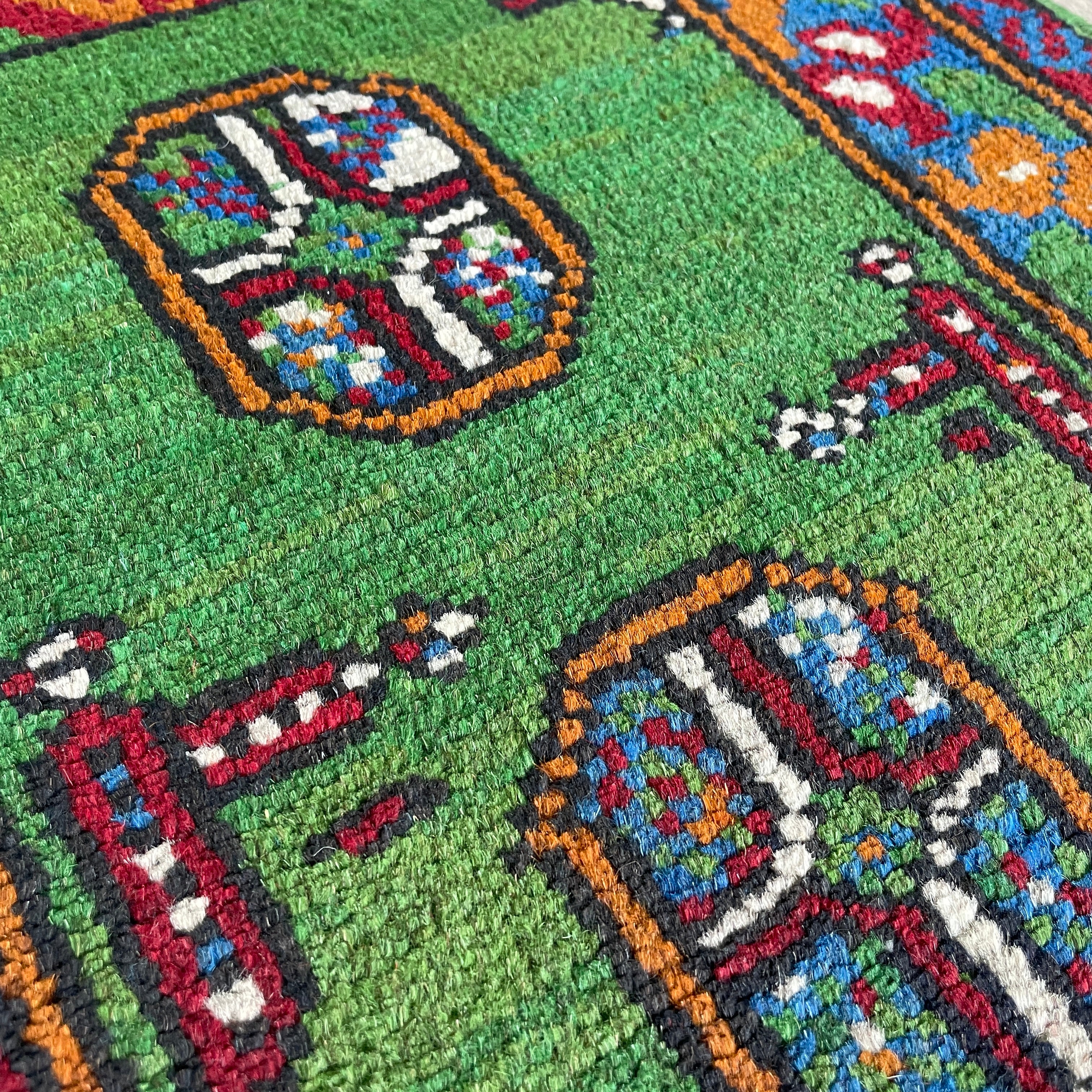 76 x 51 cm | Afghan Aqcha Door Mat