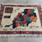Afghan Map Rug