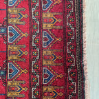 Vintage Afghan Baluch Rug c. 1980