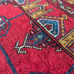 Vintage Afghan Baluch Rug c. 1980