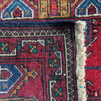 Vintage Afghan Baluch Rug c. 1980