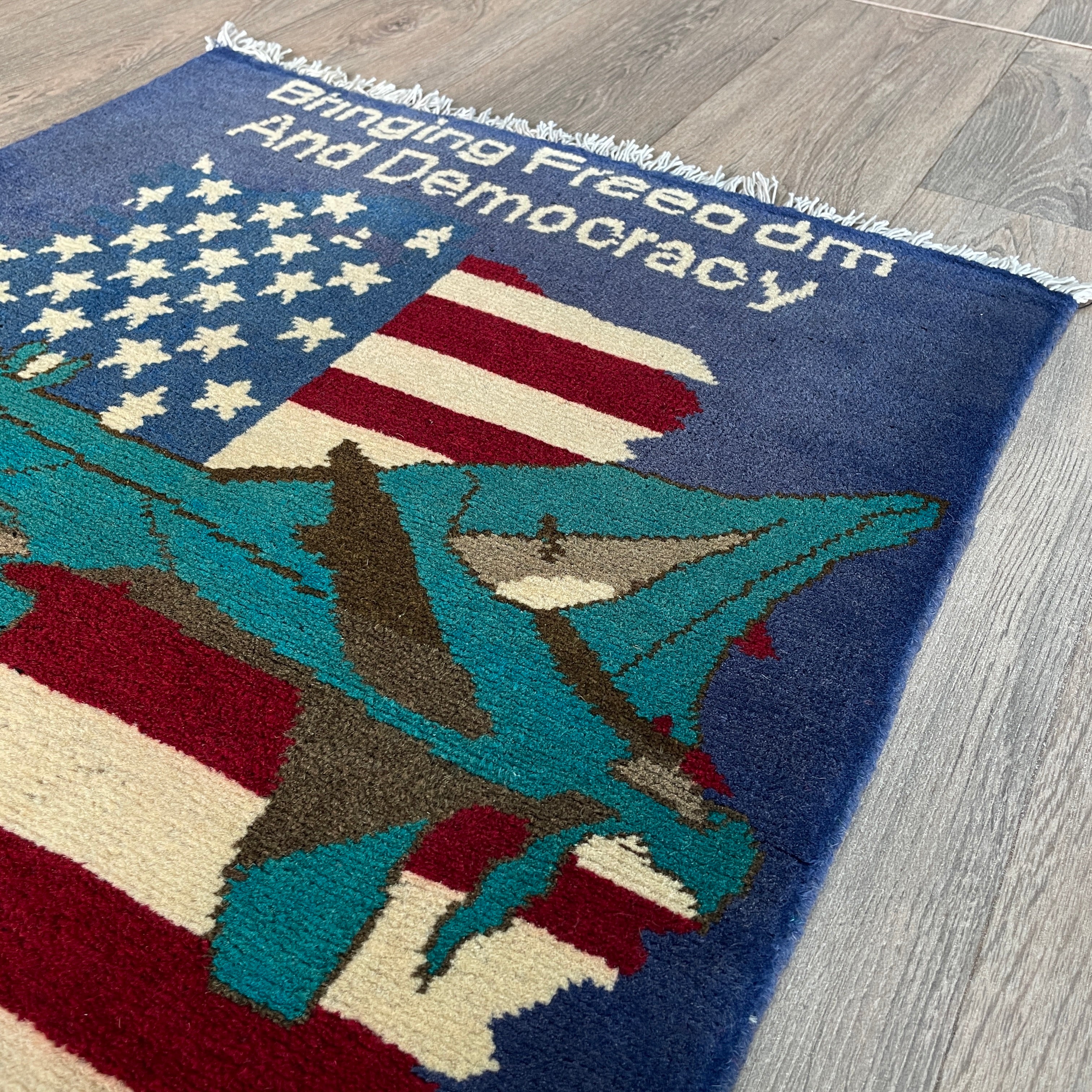 86 x 63 cm | Afghan Drone War Rug