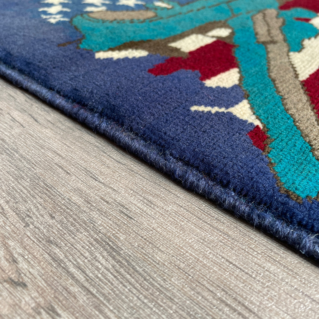 86 x 63 cm | Afghan Drone War Rug