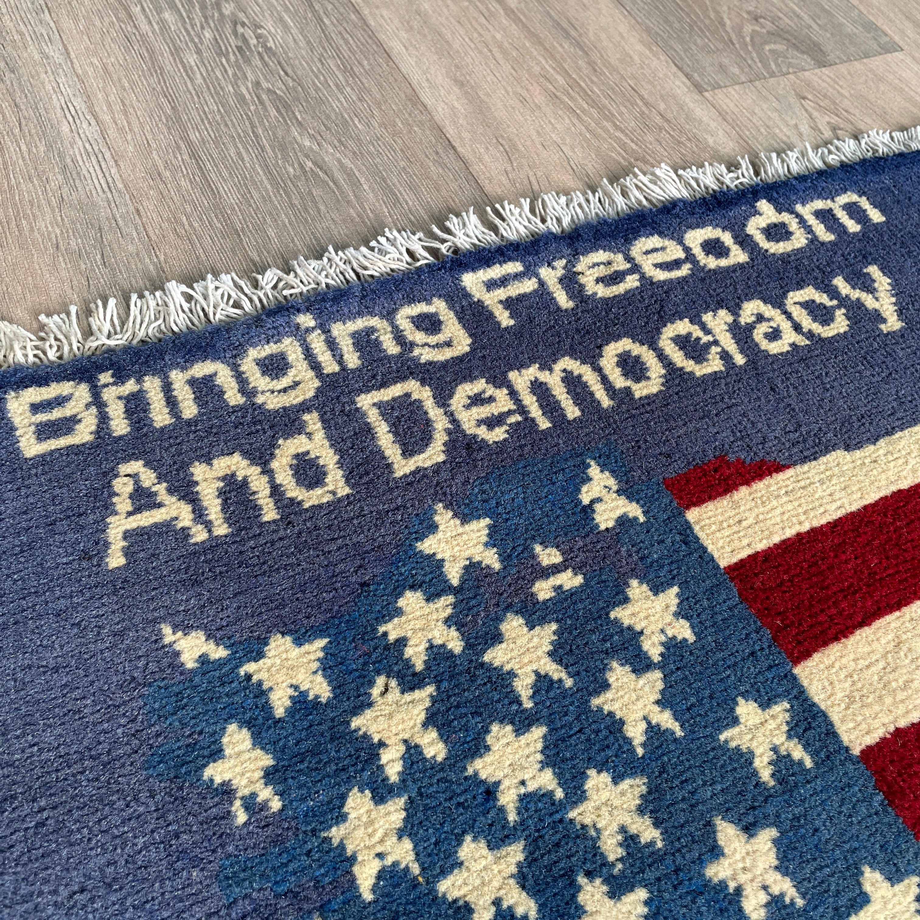 86 x 63 cm | Afghan Drone War Rug