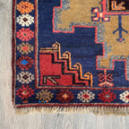 Vintage Afghan Herati Baluch Rug c. 1980