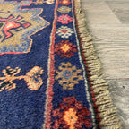 Vintage Afghan Herati Baluch Rug c. 1980