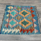 57 x 54 cm | Afghan Kilim Door Mat