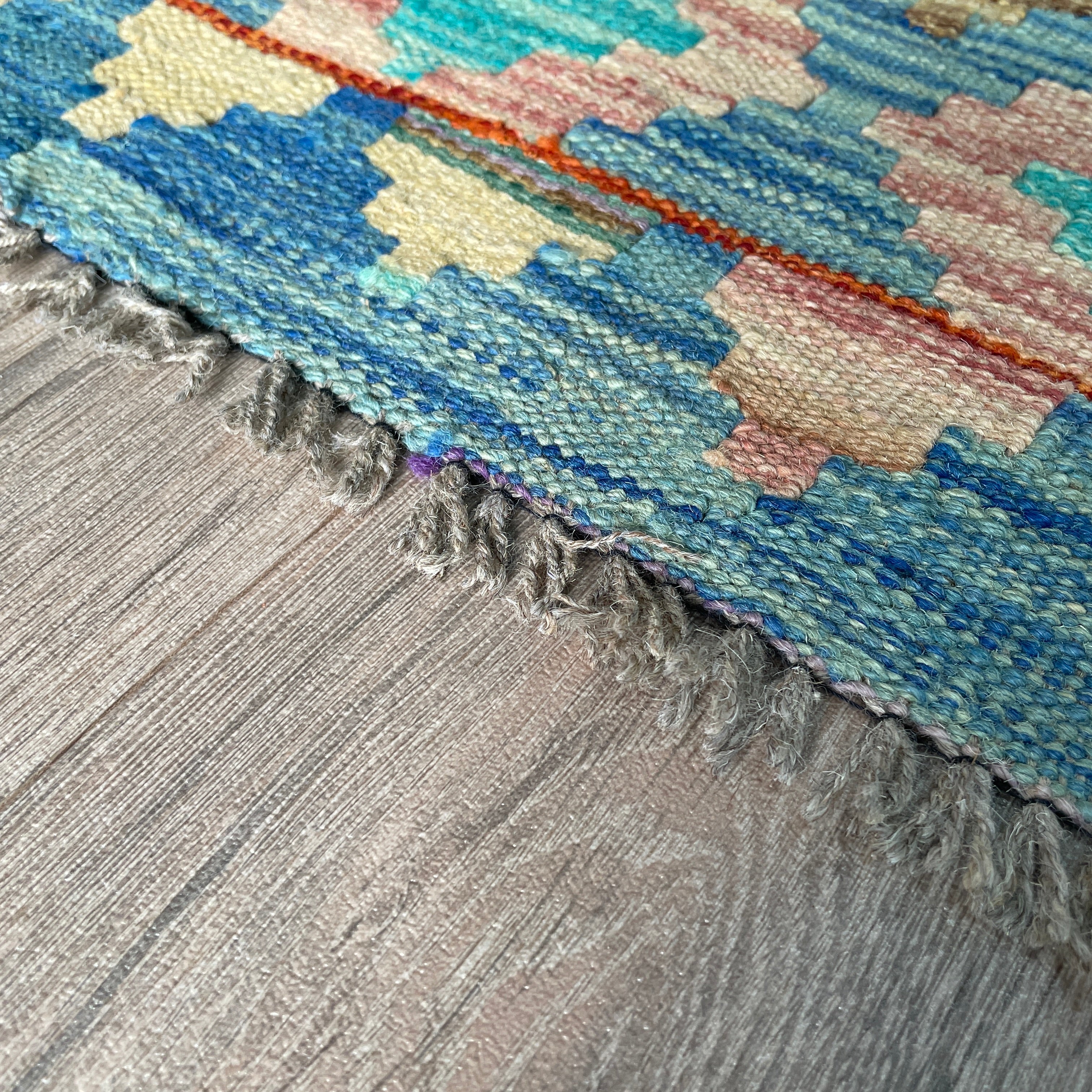 57 x 54 cm | Afghan Kilim Door Mat