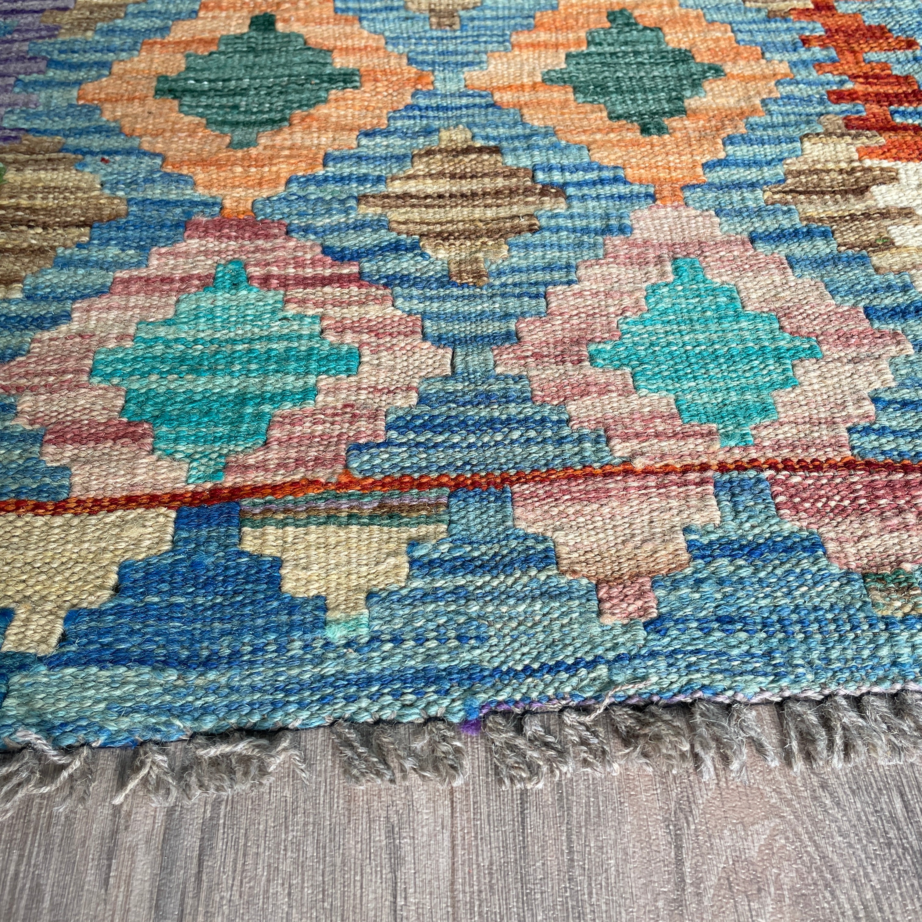 57 x 54 cm | Afghan Kilim Door Mat