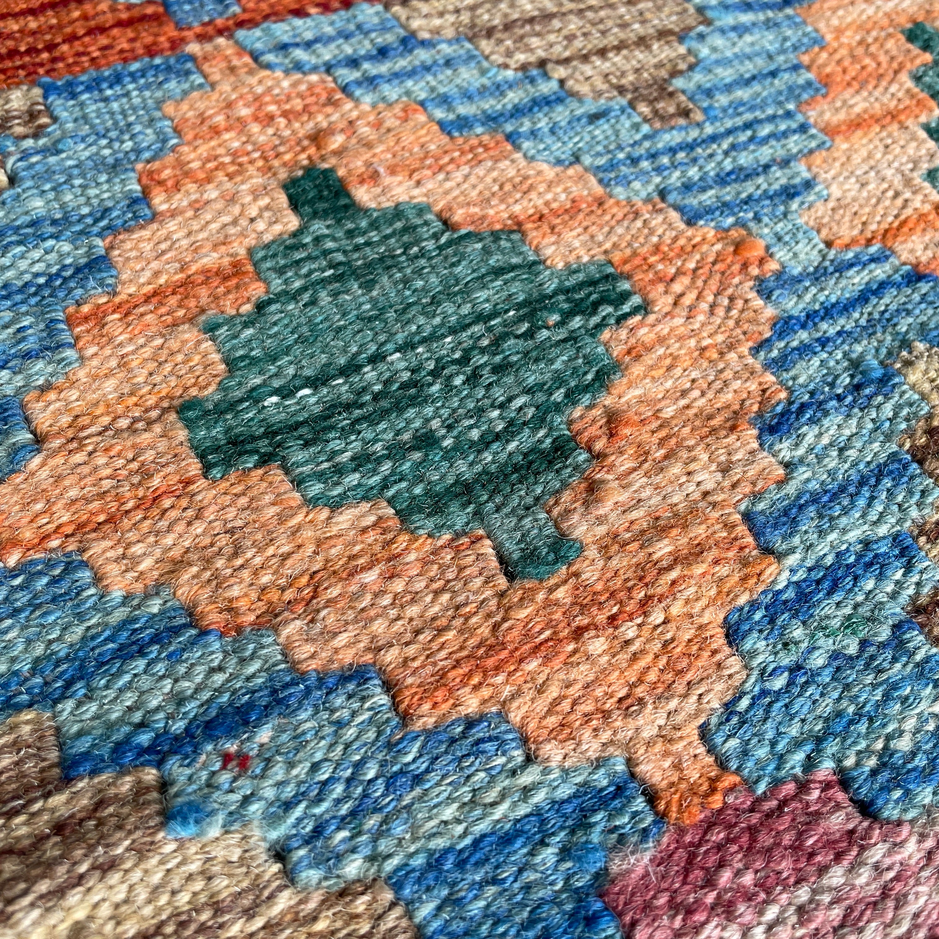 57 x 54 cm | Afghan Kilim Door Mat