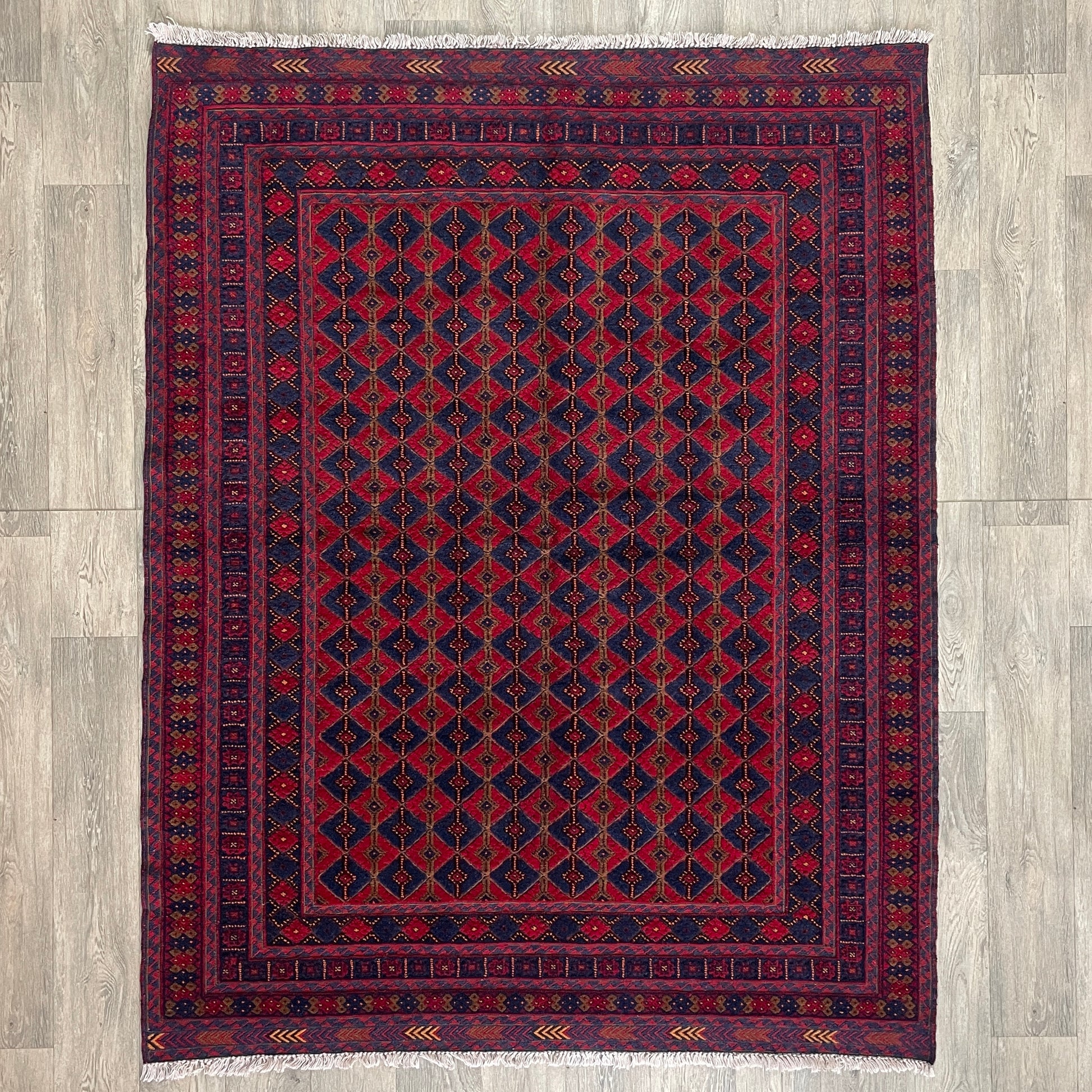 202 x 156 cm | Afghan Fine Mushwani Rug
