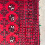 Vintage Afghan Mawri Baluch Rug c. 1980