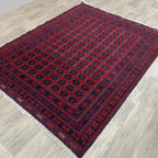 202 x 156 cm | Afghan Fine Mushwani Rug (Belgian Wool)