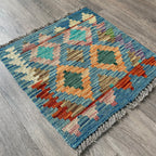 57 x 54 cm | Afghan Kilim Door Mat