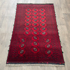 Vintage Afghan Mawri Baluch Rug c. 1980