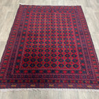 202 x 156 cm | Afghan Fine Mushwani Rug (Belgian Wool)