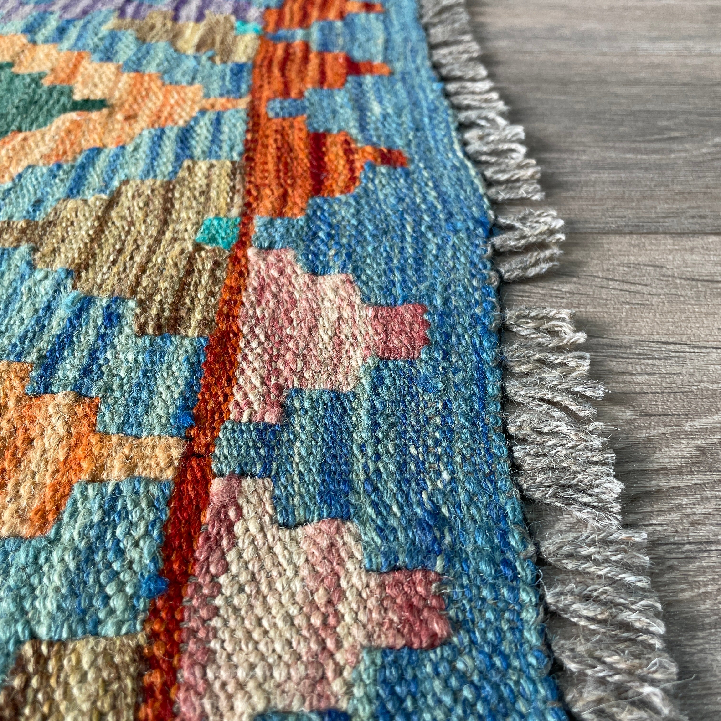57 x 54 cm | Afghan Kilim Door Mat