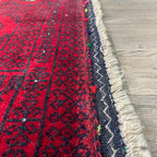 Vintage Afghan Mawri Baluch Rug c. 1980