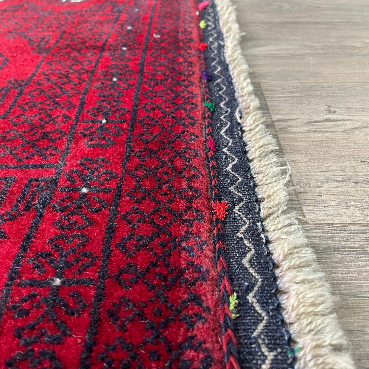 Vintage Afghan Mawri Baluch Rug c. 1980