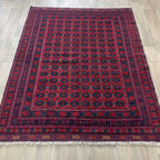 202 x 156 cm | Afghan Fine Mushwani Rug (Belgian Wool)