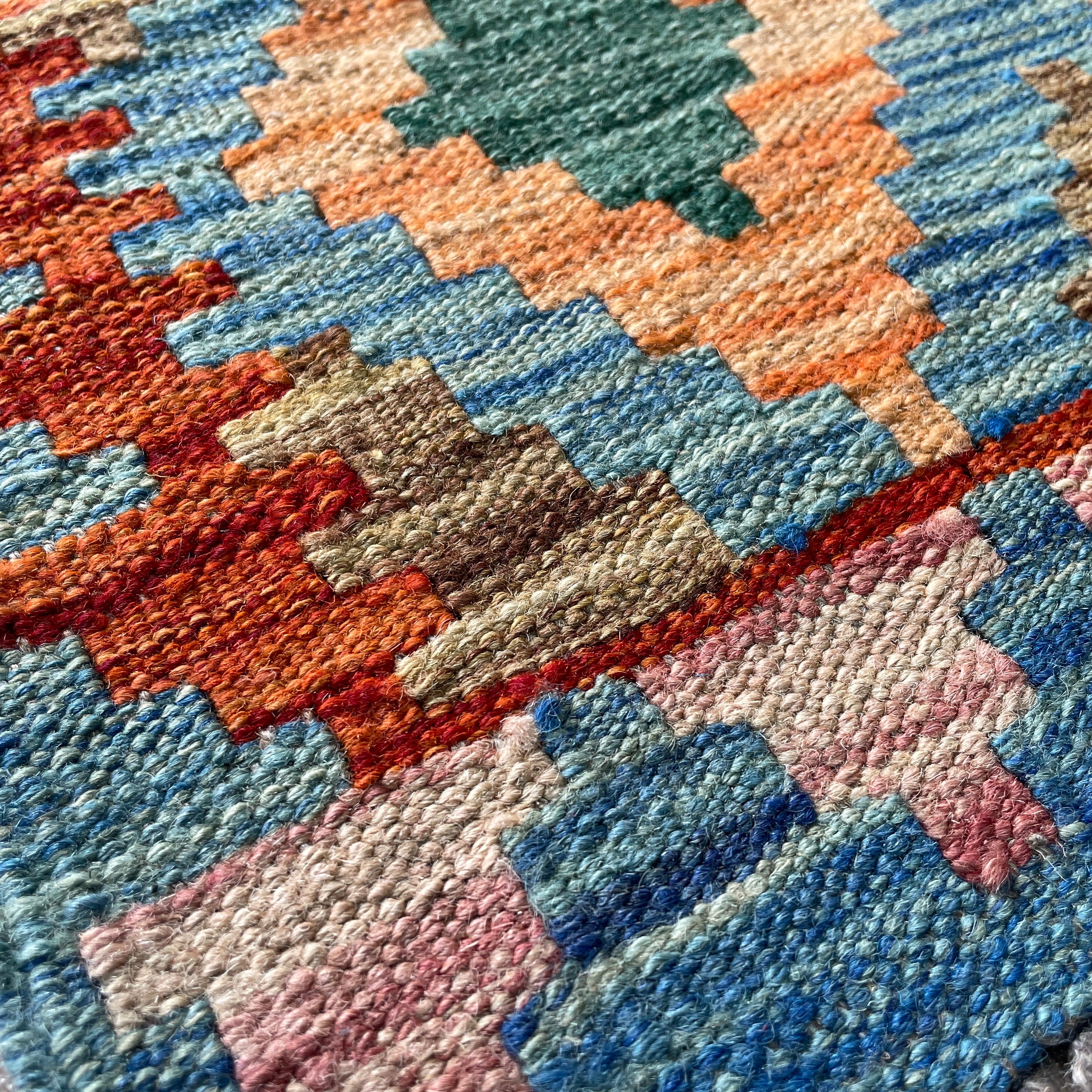57 x 54 cm | Afghan Kilim Door Mat
