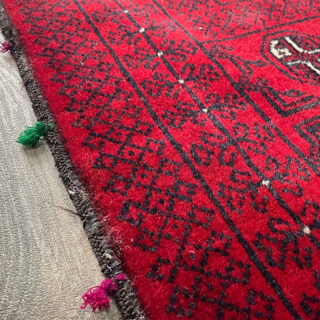 Vintage Afghan Mawri Baluch Rug c. 1980
