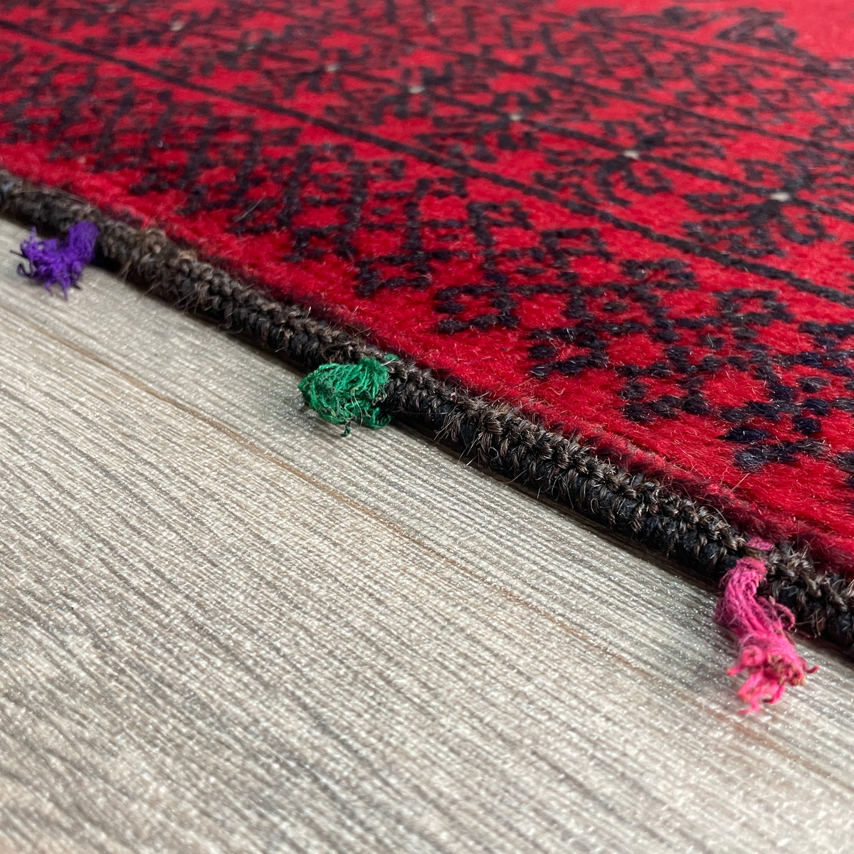 Vintage Afghan Mawri Baluch Rug c. 1980
