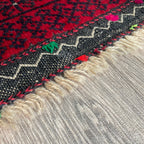Vintage Afghan Mawri Baluch Rug c. 1980