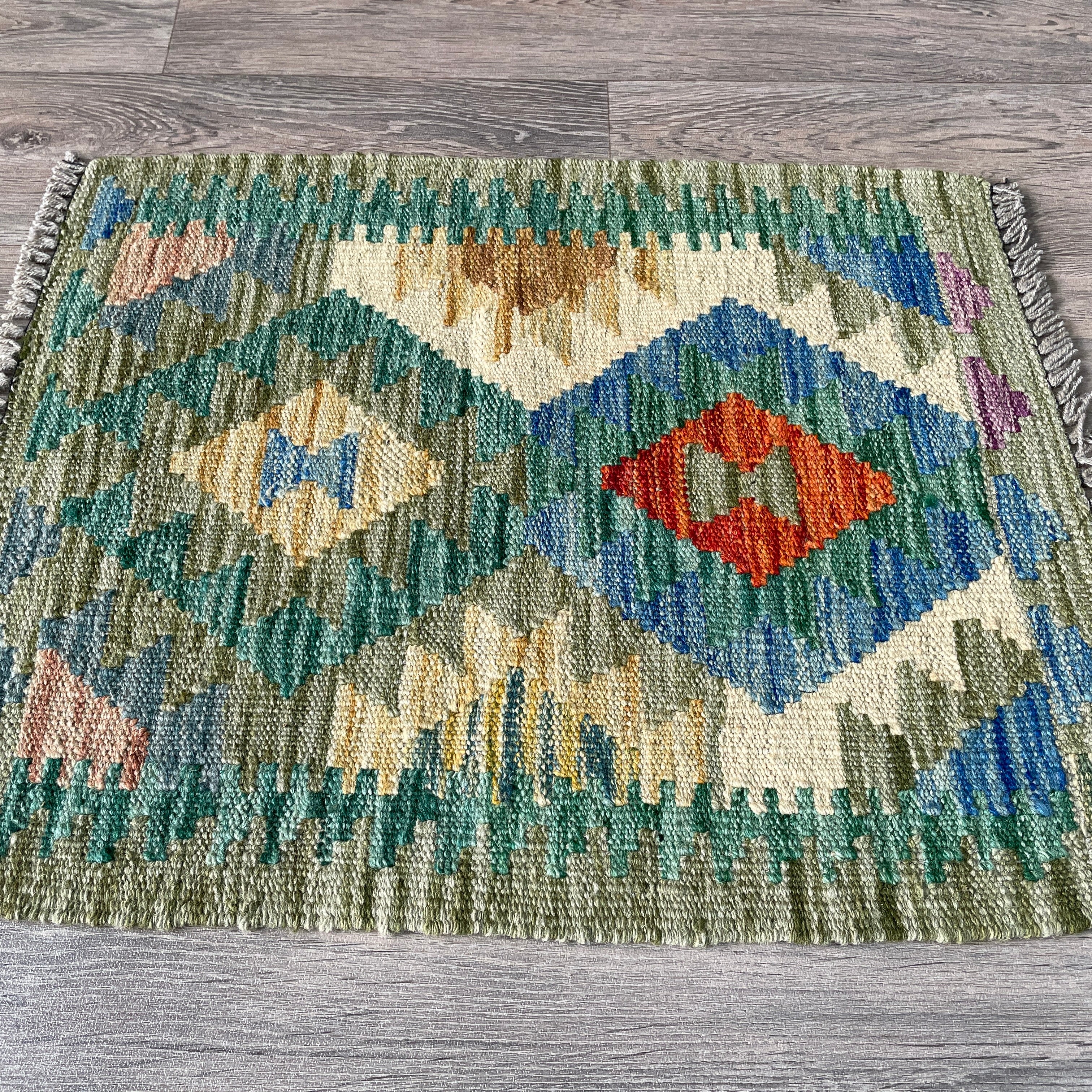 76 x 51 cm | Afghan Kilim Door Mat