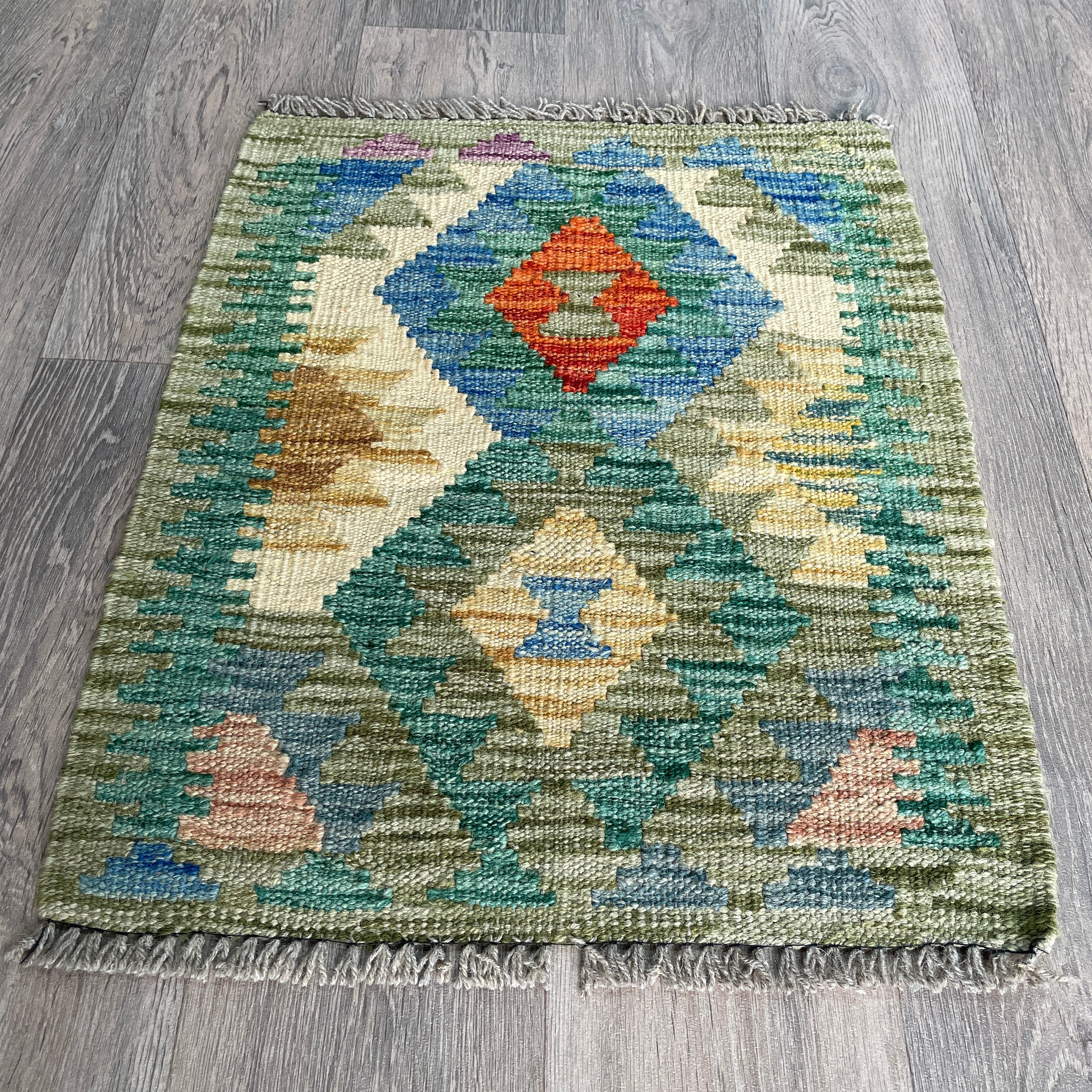 76 x 51 cm | Afghan Kilim Door Mat