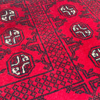 Vintage Afghan Mawri Baluch Rug c. 1980