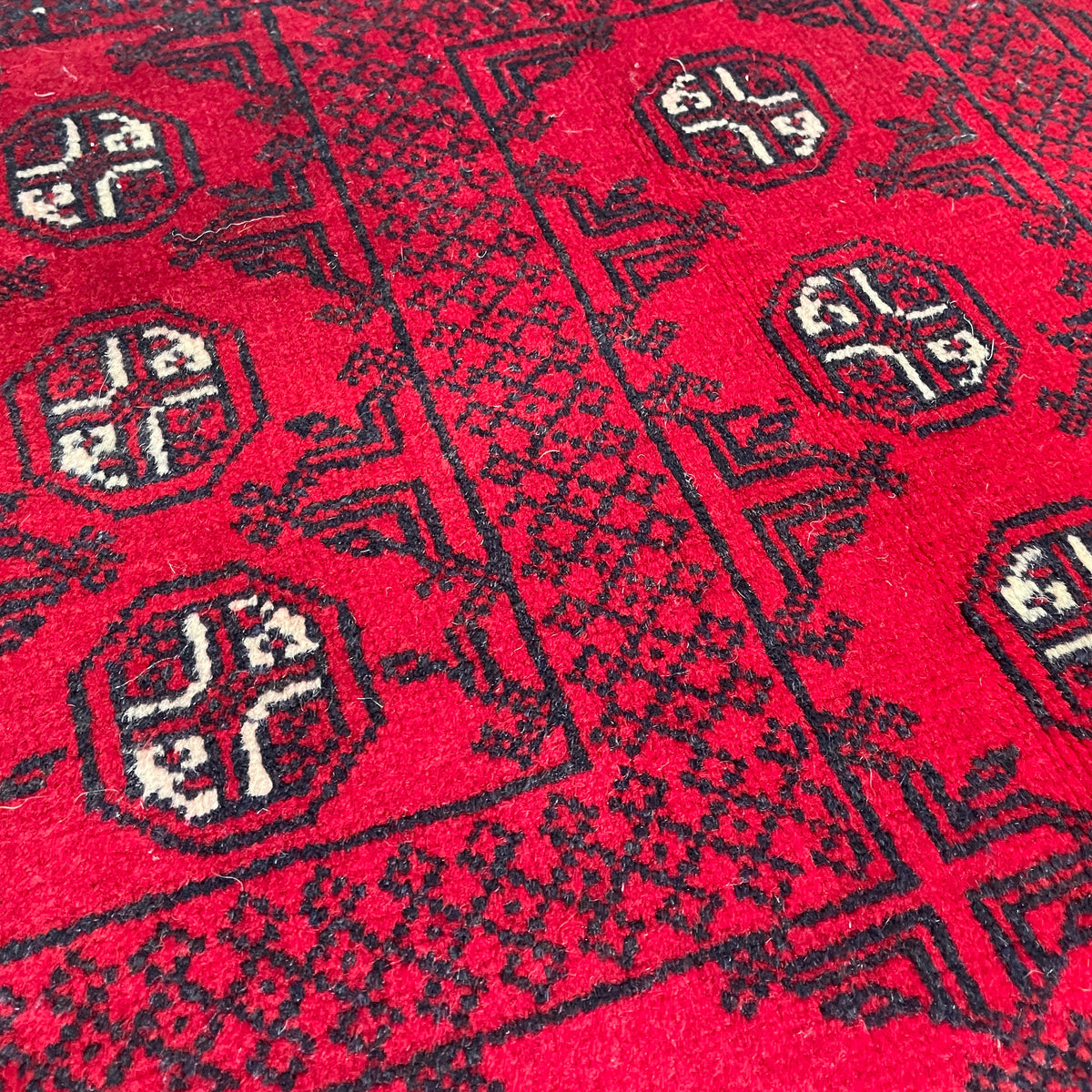 Vintage Afghan Mawri Baluch Rug c. 1980