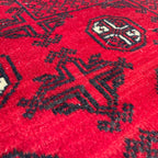 Vintage Afghan Mawri Baluch Rug c. 1980