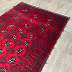 Vintage Afghan Mawri Baluch Rug c. 1980