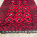 Vintage Afghan Mawri Baluch Rug c. 1980