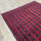 202 x 156 cm | Afghan Fine Mushwani Rug (Belgian Wool)