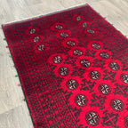 Vintage Afghan Mawri Baluch Rug c. 1980