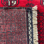 Vintage Afghan Mawri Baluch Rug c. 1980