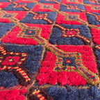 202 x 156 cm | Afghan Fine Mushwani Rug (Belgian Wool)