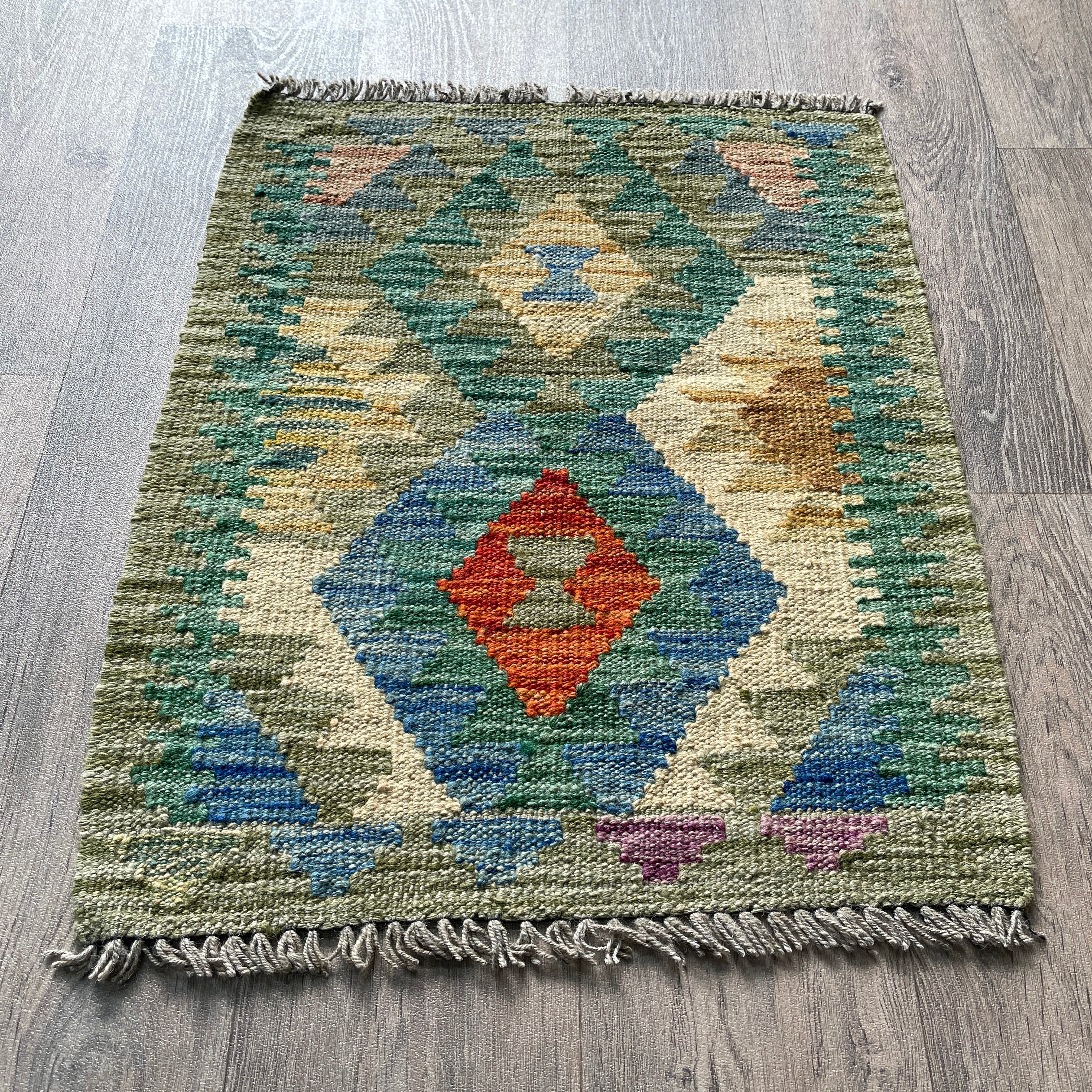 76 x 51 cm | Afghan Kilim Door Mat