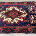 Vintage Afghan Baluch Rug c. 1980