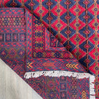 202 x 156 cm | Afghan Fine Mushwani Rug (Belgian Wool)