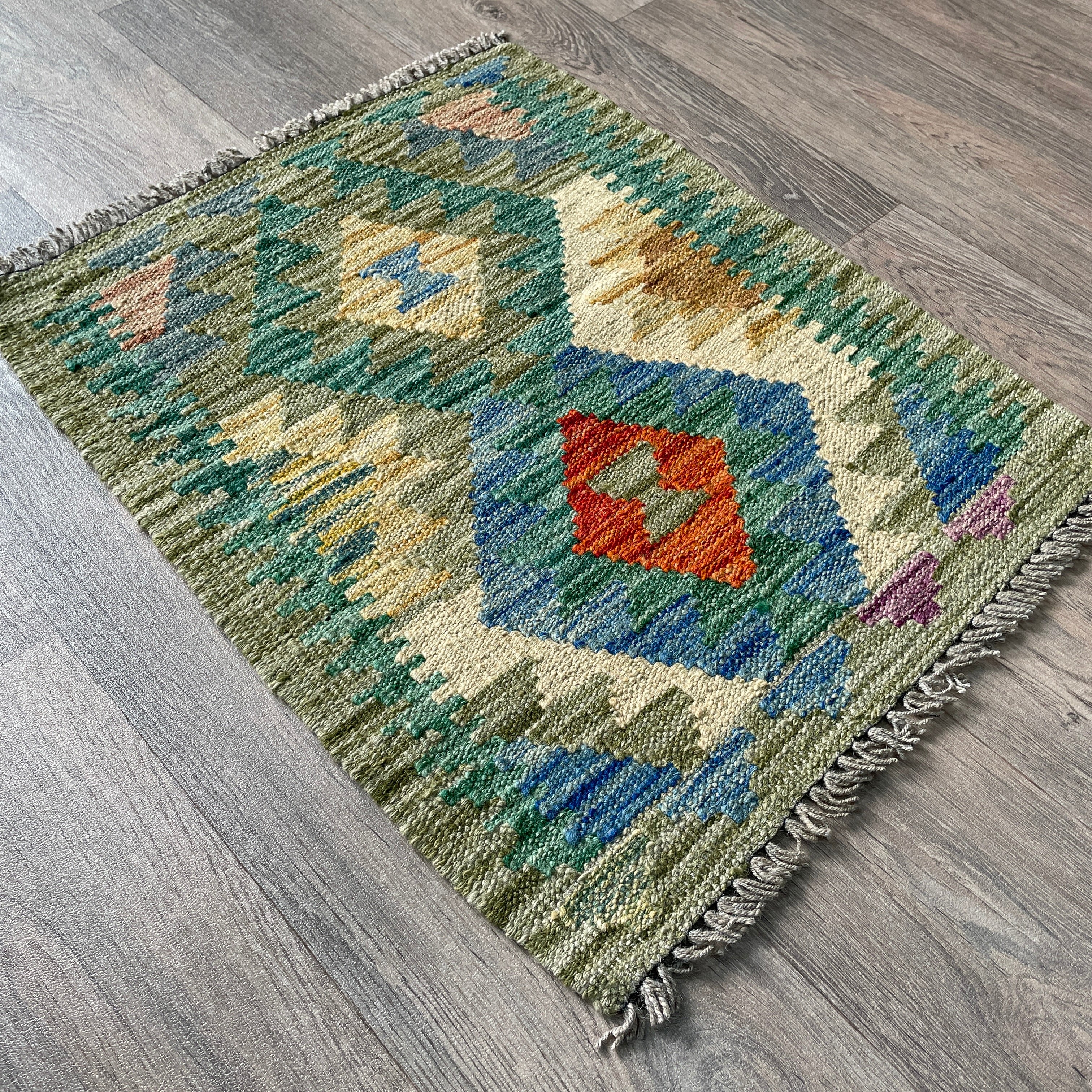 76 x 51 cm | Afghan Kilim Door Mat