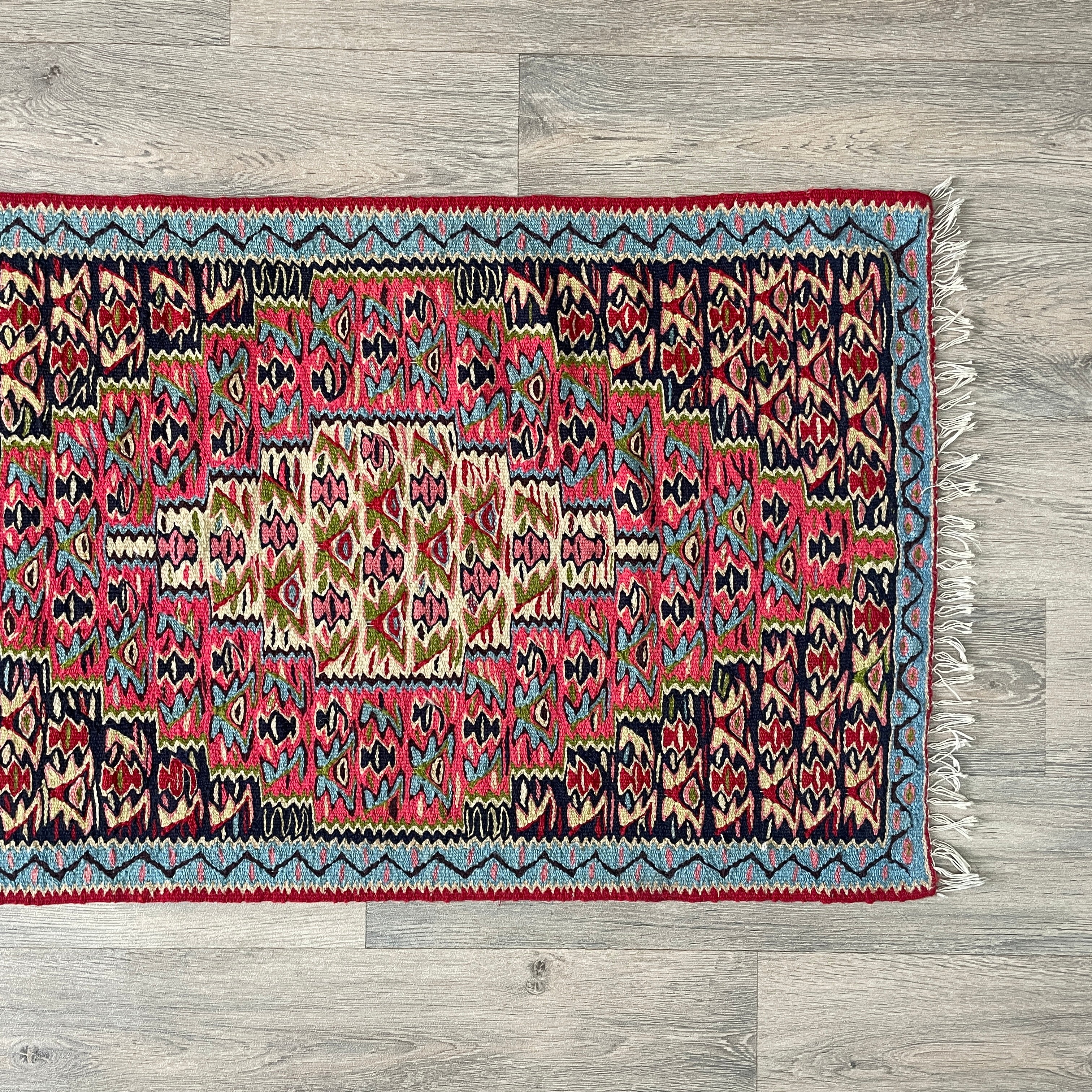 Persian Senneh Kilim Runner